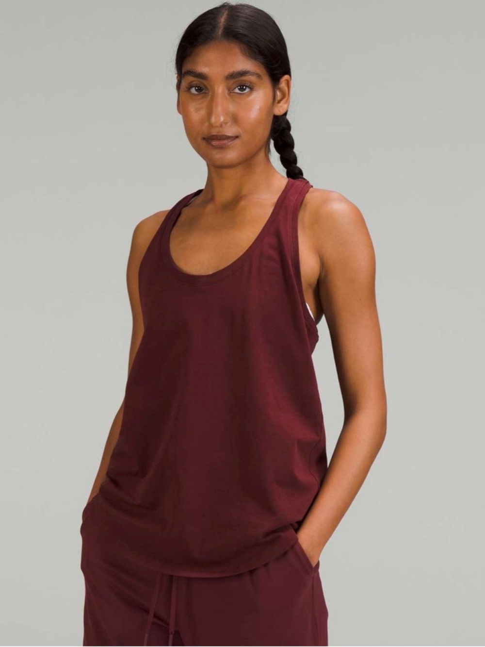 lululemon athletica Burgundy Racerback Tank - Picture 3 of 8